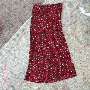 Urban Outfitters long printed skirt